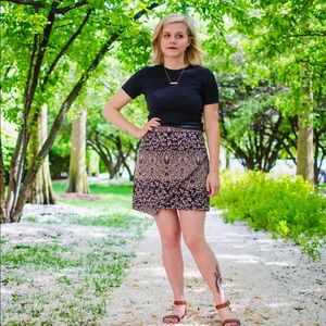 H&M Quilted Asymmetrical Skirt